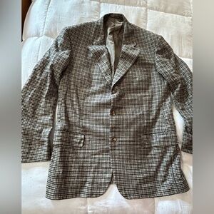 Ermenegildo Zegna Mens Pure Cashmere Blazer Suit Jacket Italy